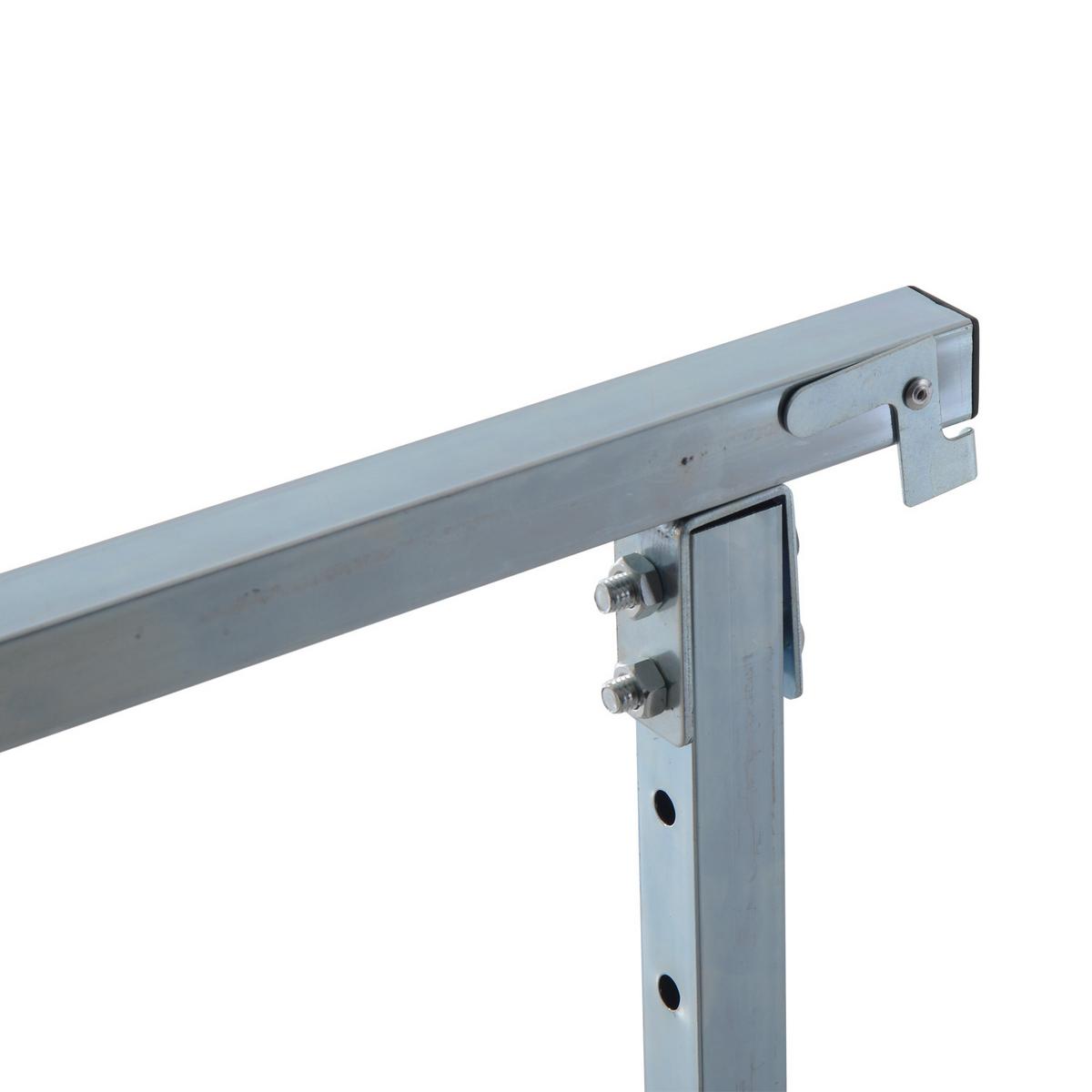 UNTERSTELLBOCK, 2 x Gerüstbock, Schwarz - Schwarz, Metall (68/58/130cm) - HOMCOM