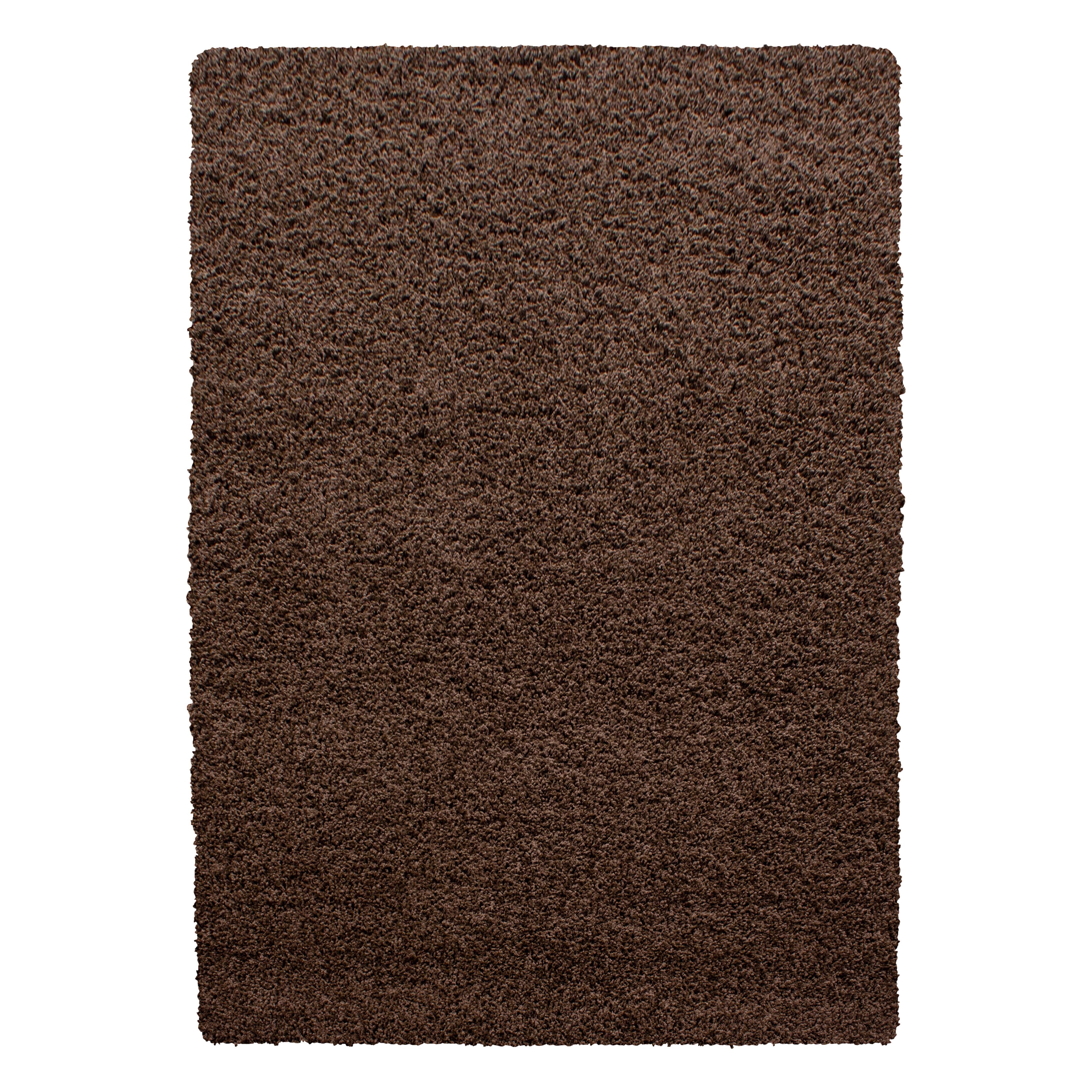 HOCHFLORTEPPICH RHEIN, einfarbig, Braun, 80 x 150 cm - Braun, Textil (150/80cm) - KADIMA DESIGN