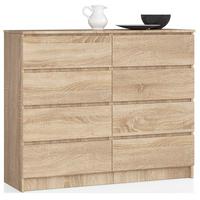 KOMMODE Eiche Sonoma 99/138/40 - Sonoma Eiche, Holzwerkstoff (138/99/40cm) - RAUMHIRSCH FURNITURE