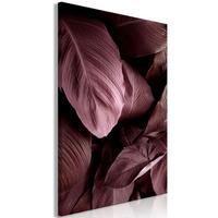 KUNSTDRUCK Schwarz 60/90 cm - Pink/Schwarz, Textil (60/90cm) - KUNSTLOFT