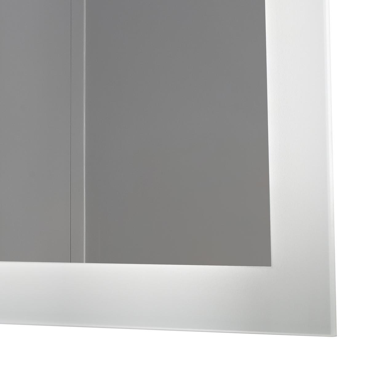 BADEZIMMERSPIEGEL Scafa - Weiß, Glas/Metall (45/60/3cm) - pro.tec