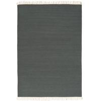 WOLLE NATUR TEPPICH KELIM MILA - Blaugrau, Textil (160/230cm) - Pergamon
