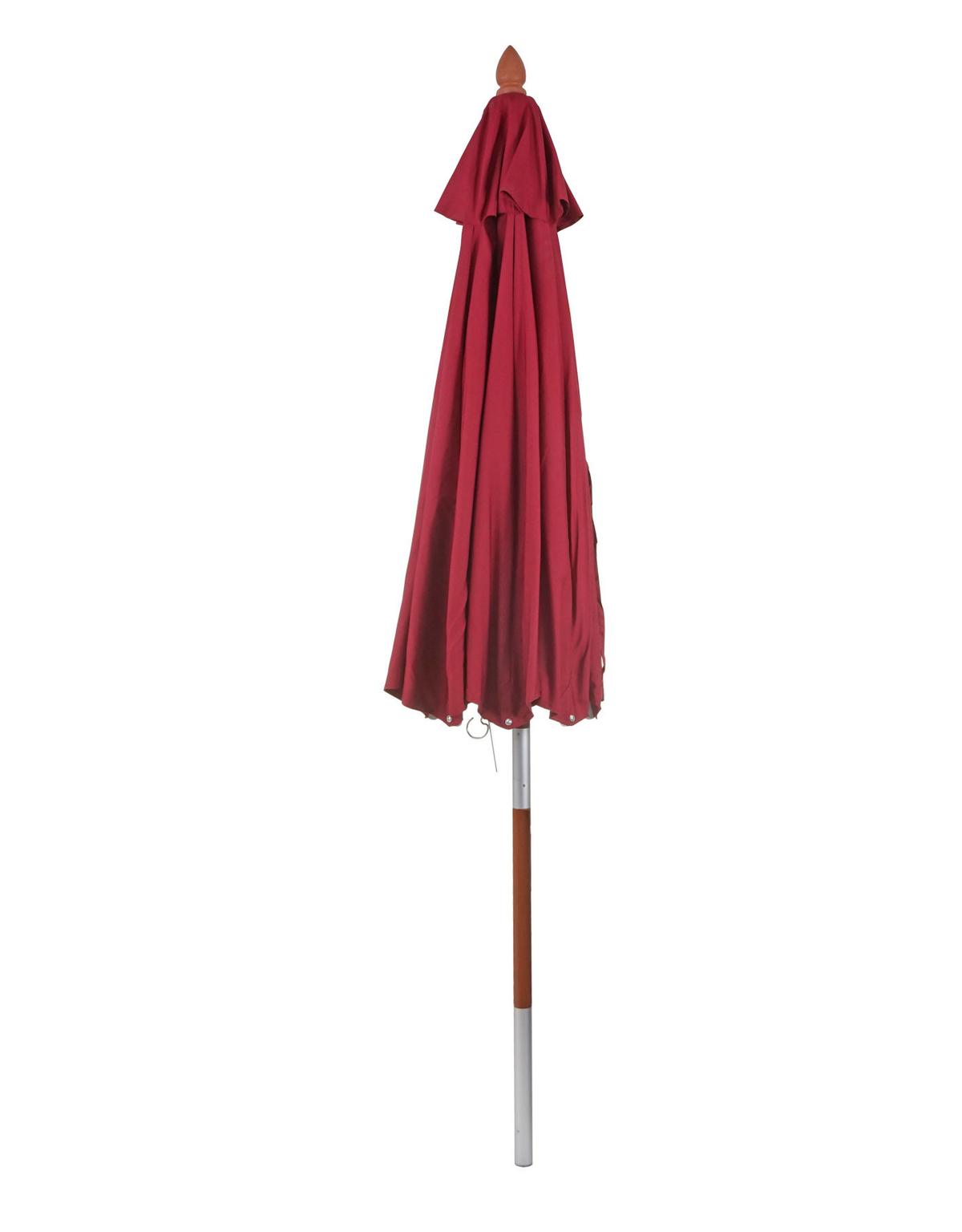 SONNENSCHIRM Rot - Rot, Holz (300/300cm) - MCW