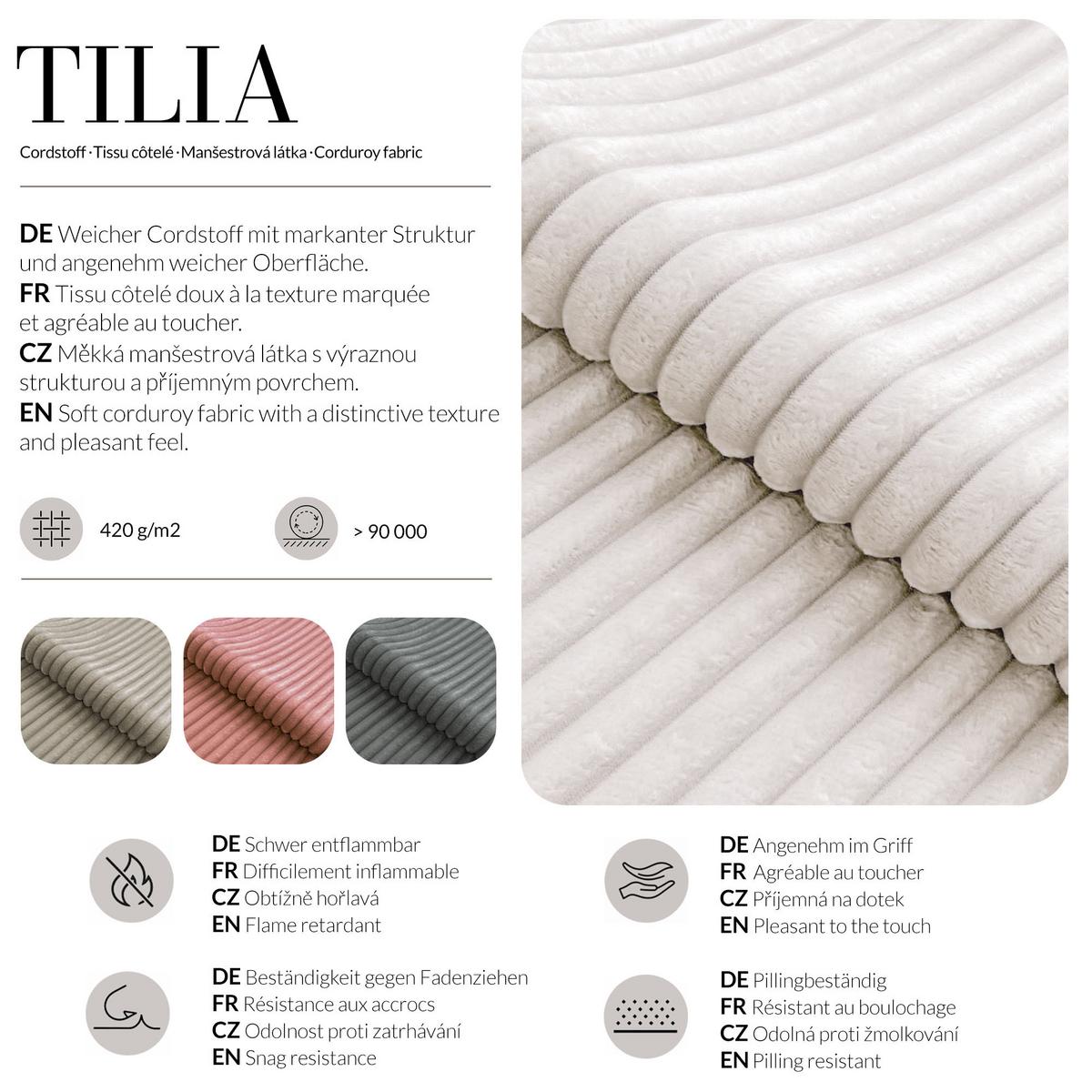KONTINENTALBETT Lars 160x200 cm mit Topper, Bonnelmatratze, Cord-Stoff, Hellgrau - Hellgrau, Textil (160/200cm) - Beautysofa