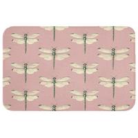 BADEMATTE Lillibells - Muster - Rosa 80x50 cm - Rosa, Textil (80/50cm) - OnlyWow