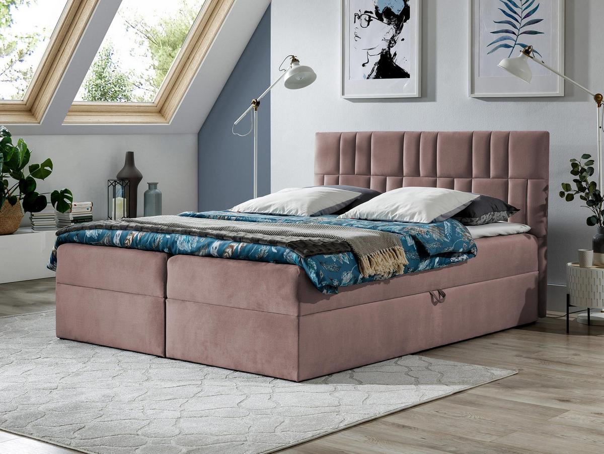 BOXBETT Top 3 - H3 - Rosa, Holz (160/200cm) - MIRJAN24