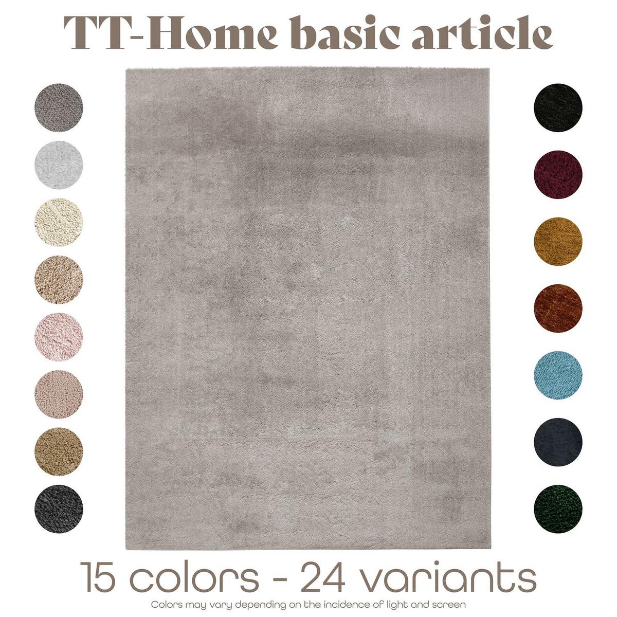 FLACHWEBETEPPICH Grau 80 x 300 cm - Grau, Kunststoff (80/300cm) - TT Home