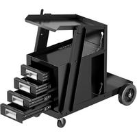 WERKZEUGWAGEN Schwarz - Schwarz, Metall (71/71/38cm) - COSTWAY