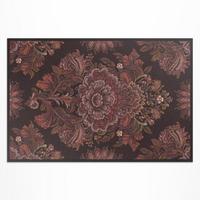 TEPPICH 100x150 cm Florale Komposition Vintage - Mokka, Kunststoff (100/150cm) - Wallfluent
