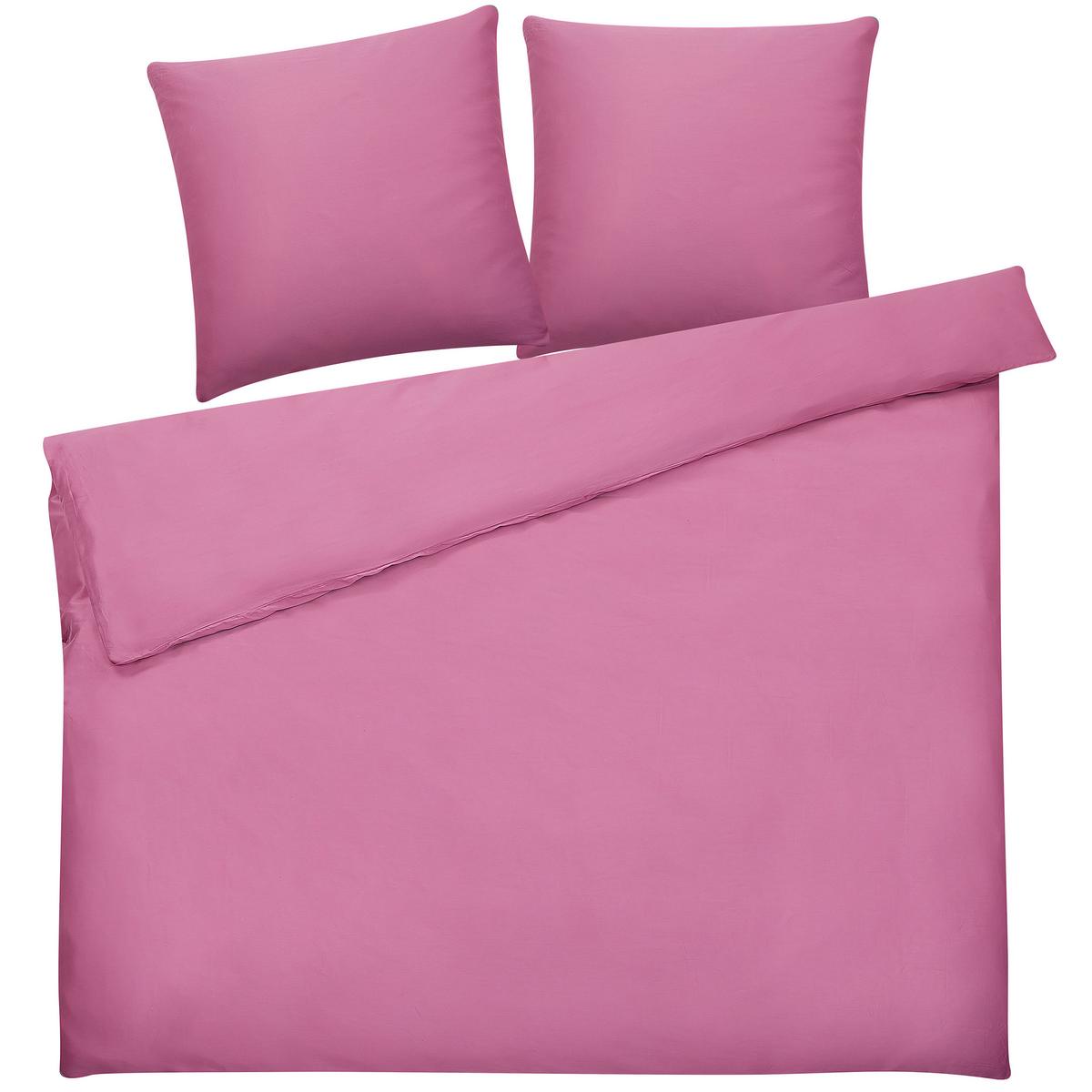 BETTWÄSCHE SET Harmonridge 200x220 cm - Pink, Textil (200/220cm) - Beliani