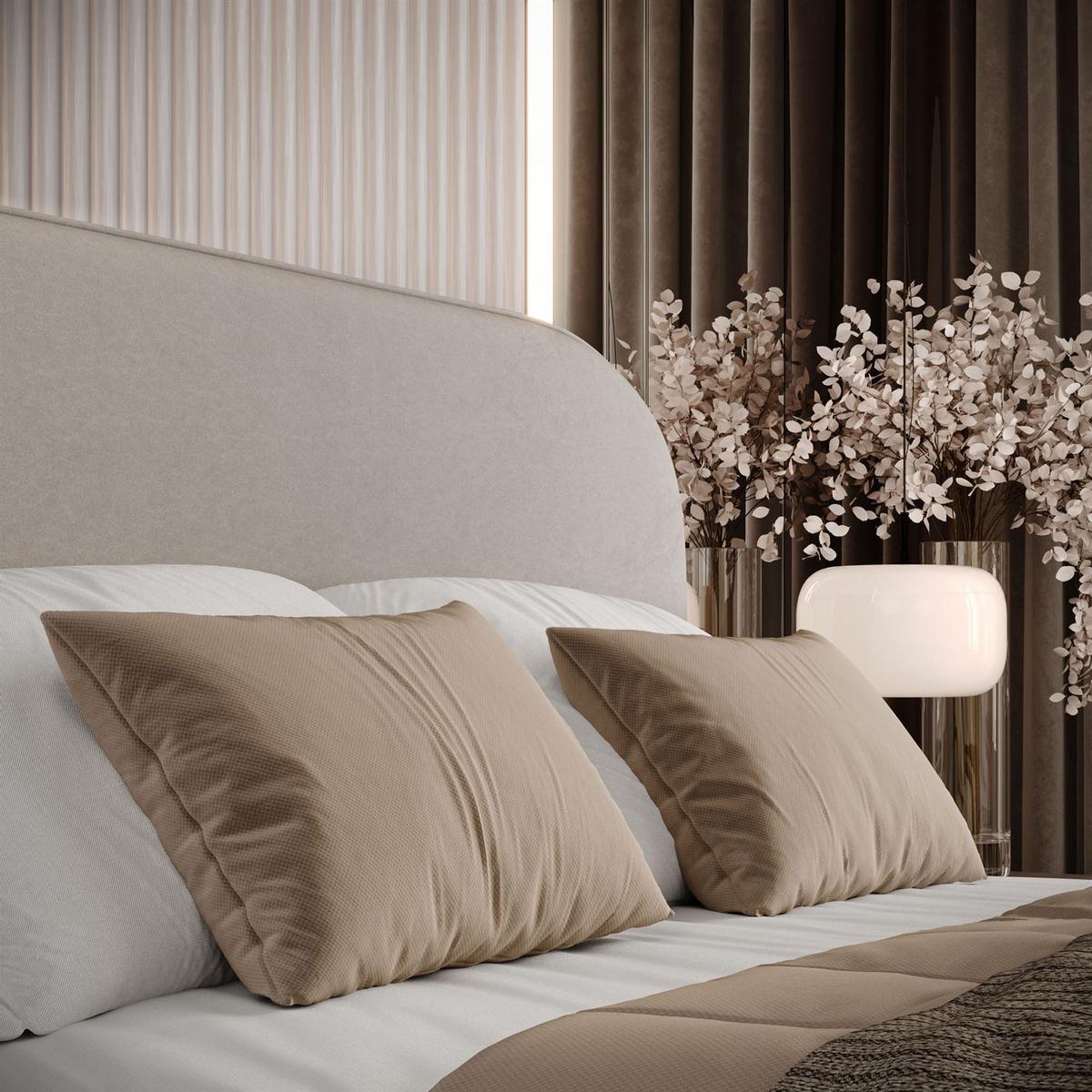 POLSTERBETT OLIMPIA mit Bettkasten 160x200, Castel 80 - Alufarben, Textil (160/200cm) - Lookway