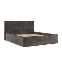 POLSTERBETT Sato mit Stauraum 200/200 cm Braun im Terra NW Stoff - Schwarz/Naturfarben, Holz/Holzwerkstoff (200/200cm) - AltaBeds