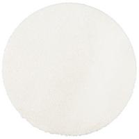 LUXUS HOCHFLOR SHAGGY TEPPICH DREAM RUND - Creme, Textil (200/200cm) - Snapstyle