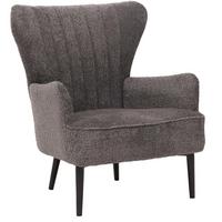 LOUNGE-SESSEL Dunkelgrau - Dunkelgrau, Textil (75/80/78cm) - MCW