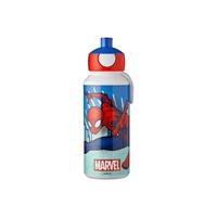 TRINKFLASCHE Campus Spiderman 400 ml - Blau/Rot, Kunststoff (0.4L) - Mepal