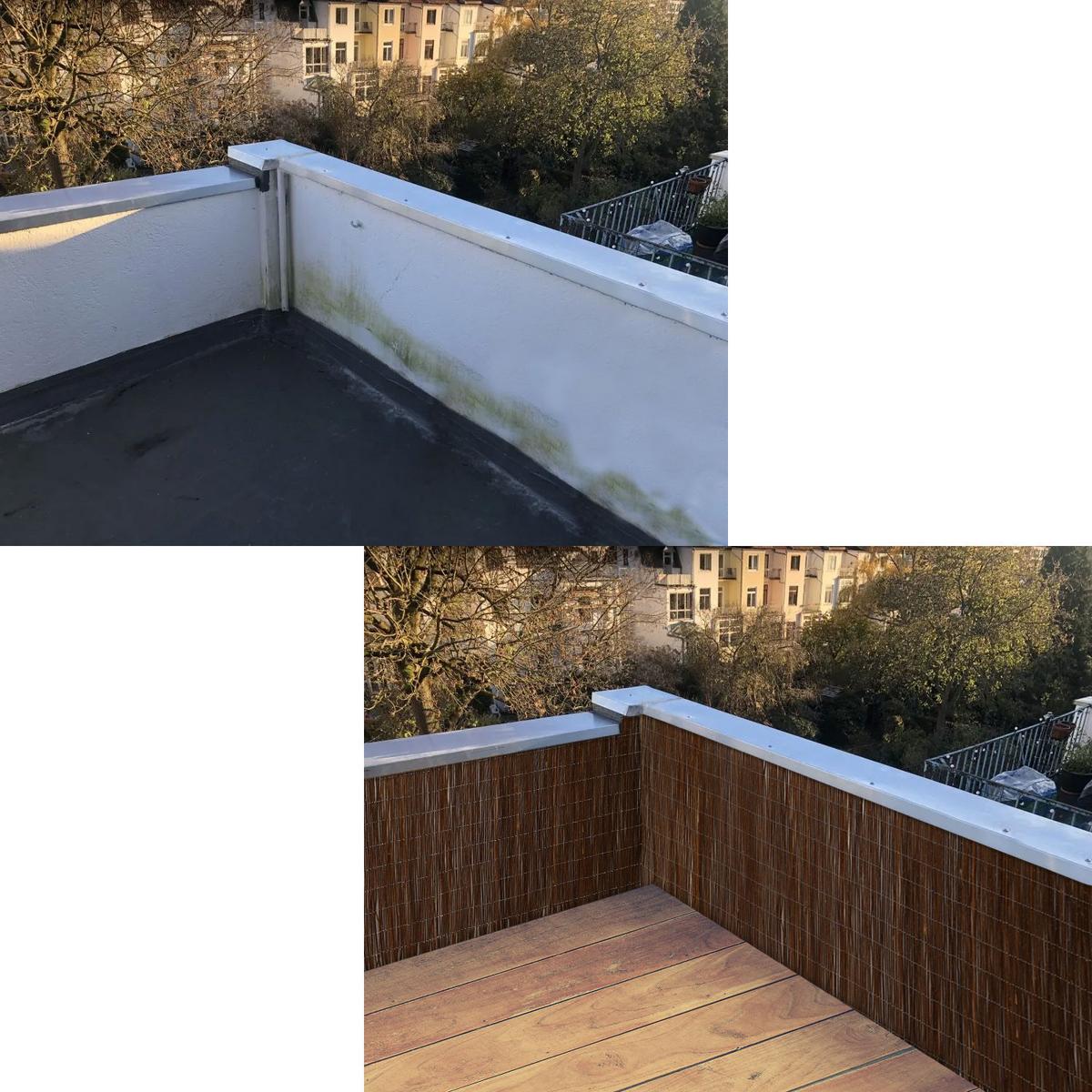 BALKON-SICHTSCHUTZ Weide, 100/300 cm, braun - Braun, Naturmaterialen (0.9/100cm) - urfence