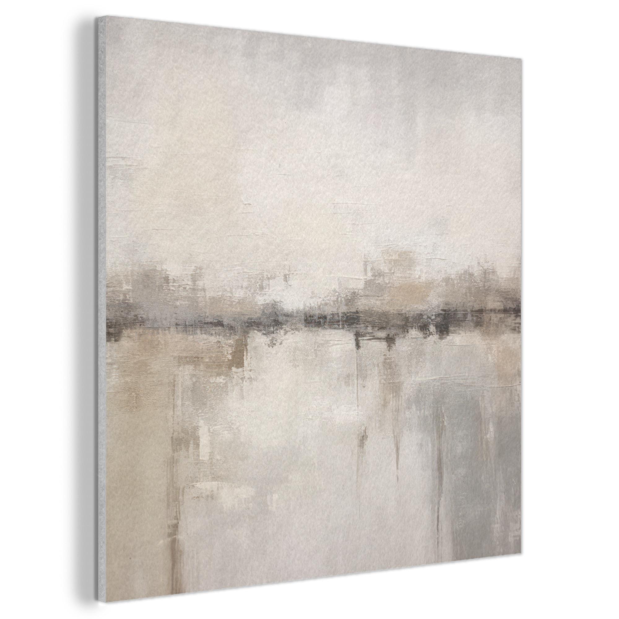 AKUSTIKBILD Moderne Kunst - Abstrakt - Beige Akustikpaneele 90x90 cm - Beige, Kunststoff (90/90/0.9cm) - MuchoWow