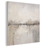 AKUSTIKBILD Moderne Kunst - Abstrakt - Beige Akustikpaneele 80x80 cm - Beige, Kunststoff (80/80/0.9cm) - MuchoWow