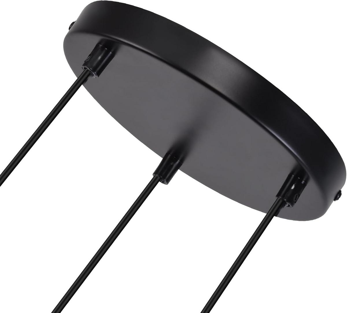 KRONLEUCHTER Brilmond 40.0/10.5/140.0 cm - Schwarz, Metall (40/10.5/140cm) - ZMH