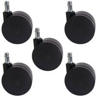 UNIVERSALROLLEN 5ER SET Schwarz, Schwarz - Schwarz, Kunststoff (5/10/7cm) - MCW