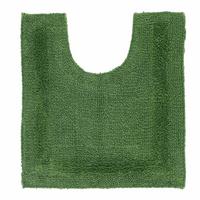 WC-VORLEGER 50/55 cm, 100% Baumwolle, wendbar - Smaragdgrün, Textil (50/55cm) - Homescapes