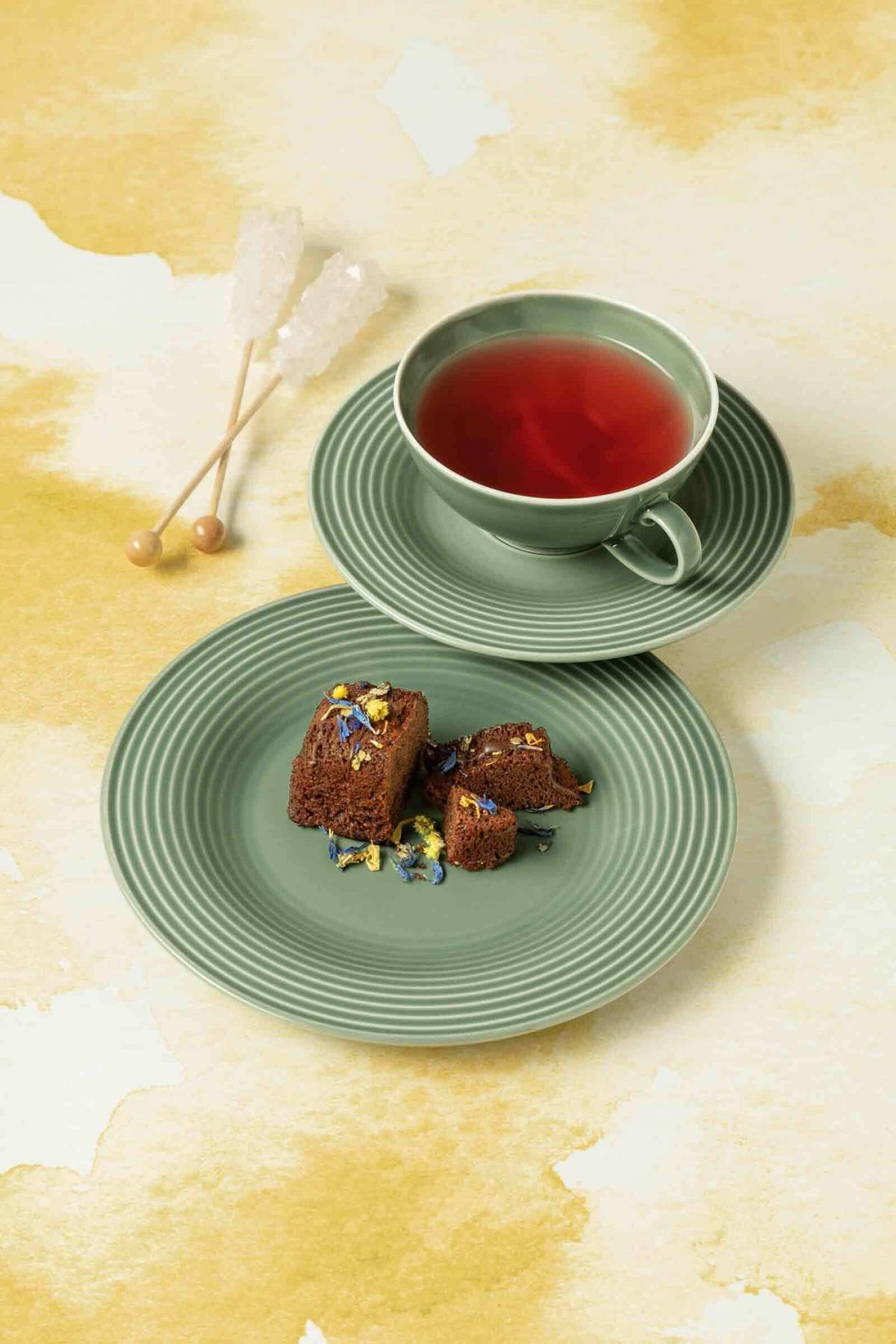 BROTTELLER Beat Color Glaze Salbeigrün ø 17 cm 6er Set - Grün, Keramik (17cm) - Seltmann Weiden