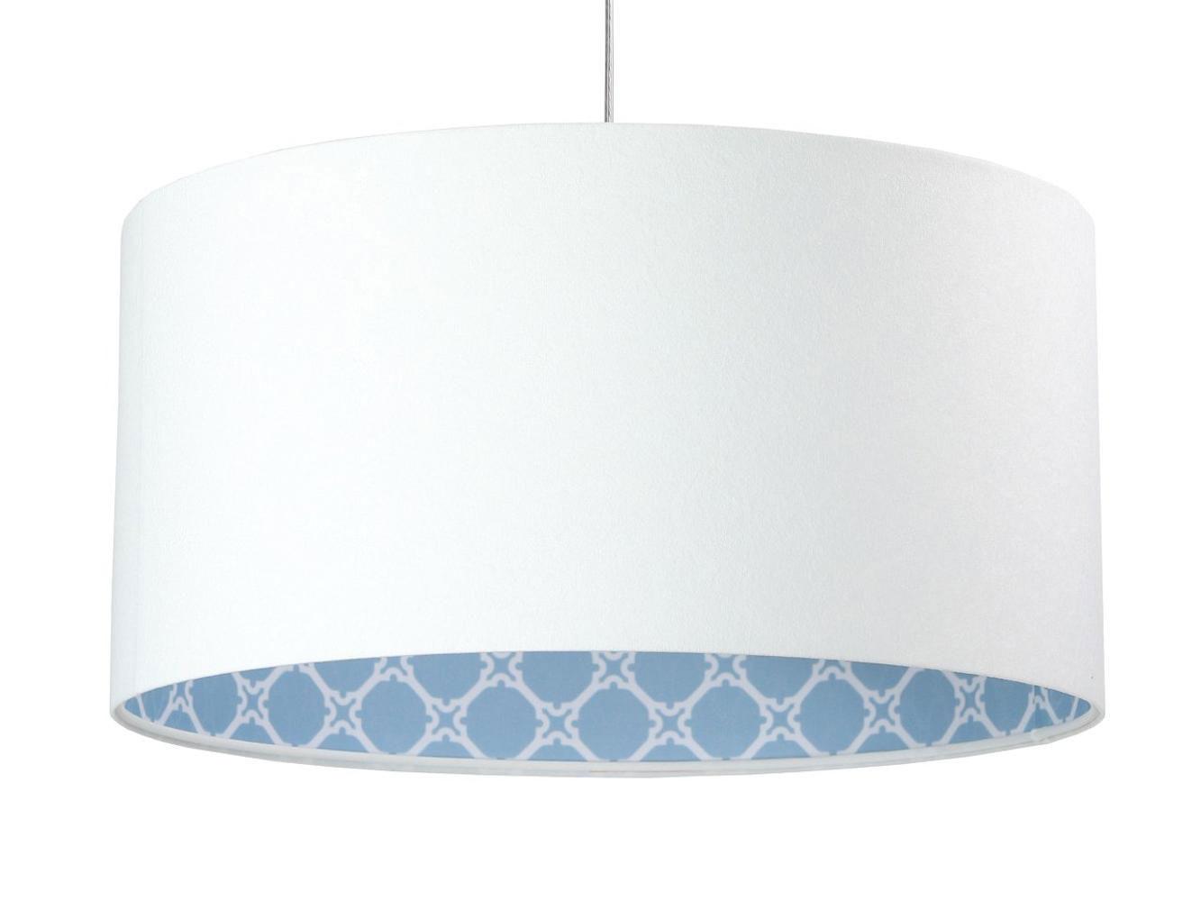 HÄNGELEUCHTE Blau 60/30 cm - Blau/Weiß, Kunststoff (60/1.1/30cm) - ONZENO
