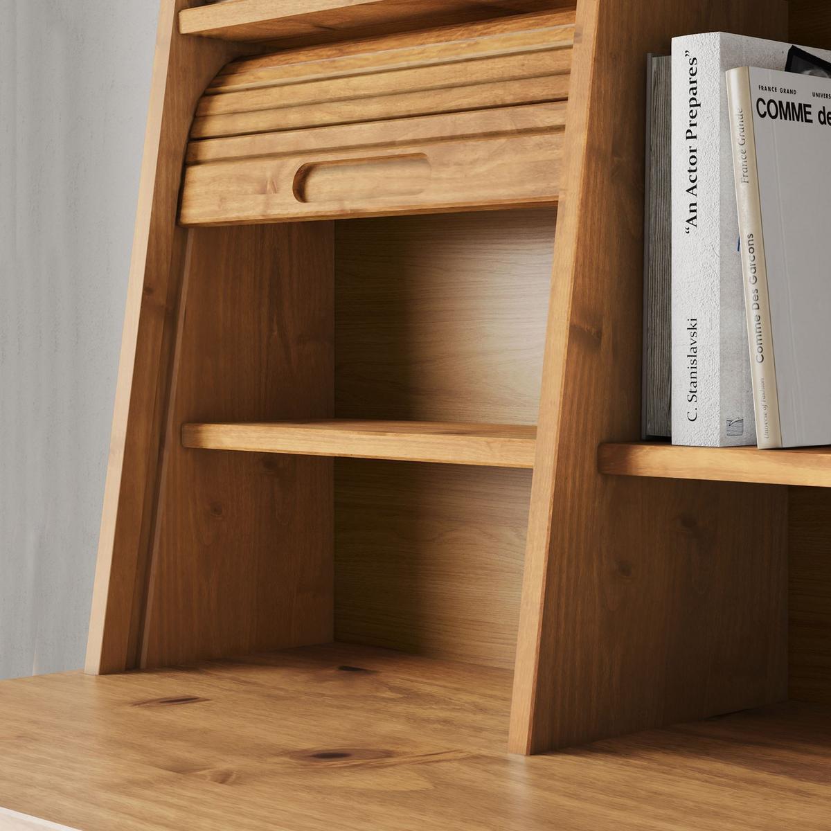 SCHREIBTISCH ALISA Eiche - Eichefarben, Holz (54/114/122cm) - IDIMEX