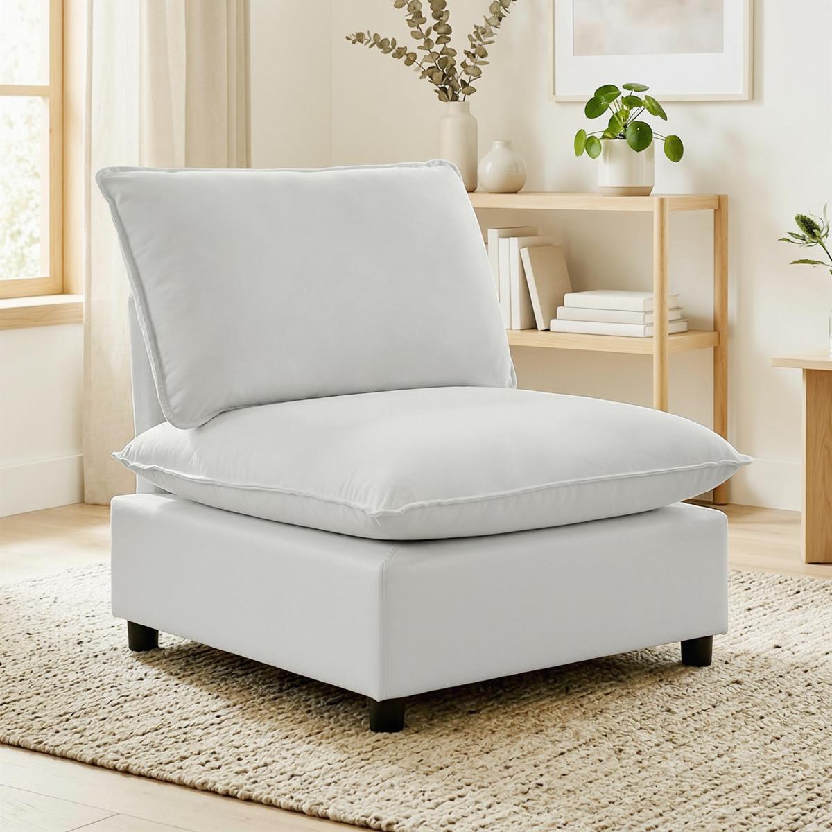 SESSEL aus Kunstleder & Schaumstoff Grau - Schwarz/Grau, Kunststoff (74/78/85cm) - HOMCOM