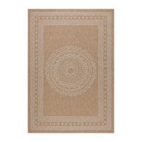 TEPPICH Outdoor KASBERG in Beige, im Vintage-Stil, aus Polypropylen, 80 x 150 cm - Beige, Textil (150/80cm) - KADIMA DESIGN