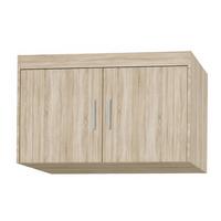 AUFSATZSCHRANK Storicos Sonoma Eiche 89,7/55/53 cm - 2T Modern - Sonoma Eiche, Holzwerkstoff/Kunststoff (89.7/55/53cm) - AX Living