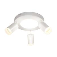 DECKENSTRAHLER Bocholt 3-flammig 25/25/16.9 cm - Weiß, Metall (25/25/16.9cm) - Nettlife