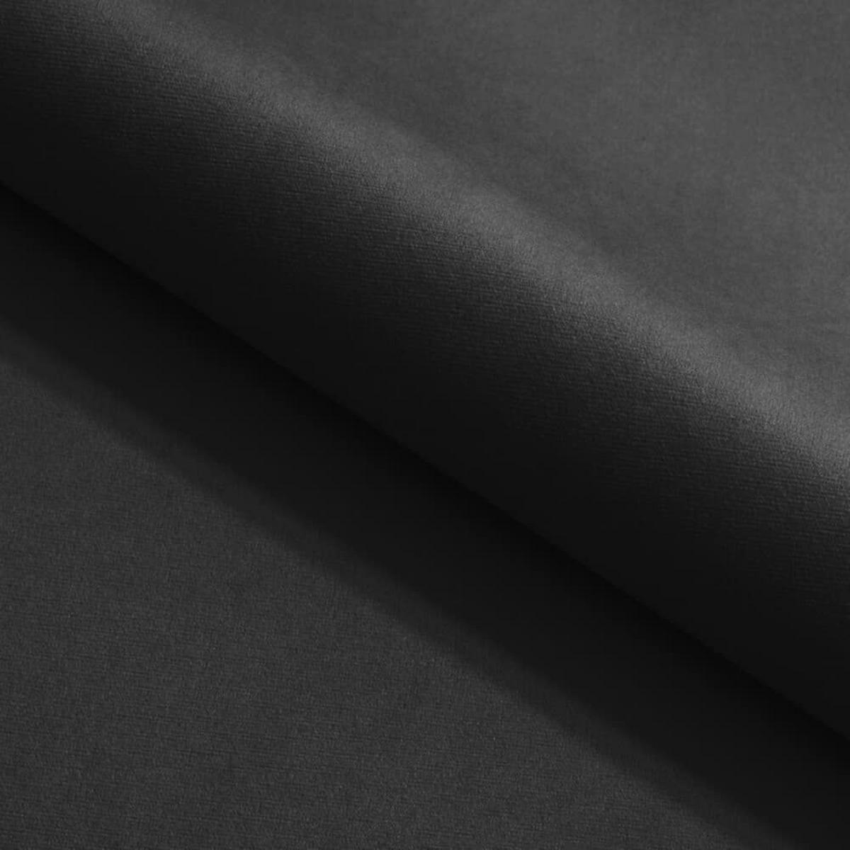 POLSTERBETT LUX Tokio mit Kopfteil, 160 x 200 cm, Doppelbett mit Lattenrost aus Holz, Velourstoff Schwarz, Füße in Farbe: Braun - Schwarz, Holz/Textil (160/200cm) - Alpi-Möbel