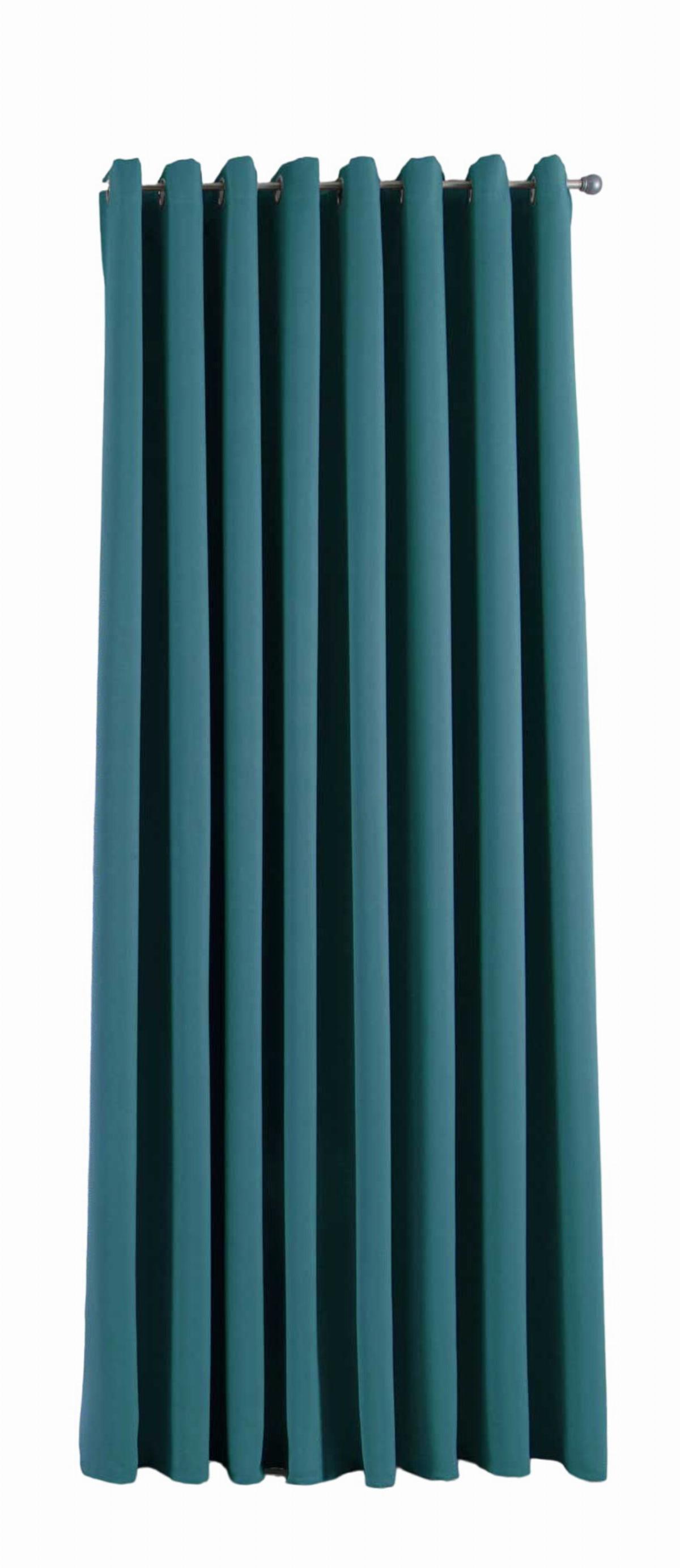 VORHANG »NEW YORK« HxB 225x295 cm Petrol - Petrol, Textil (295/225cm) - Gardinenbox