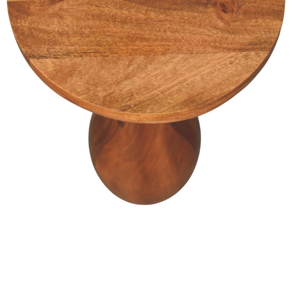 BEISTELLTISCH mit Amber-Eichen-Finish, Platz auf der Tischplatte, braun - Braun, Holz (35/35/52cm) - Artisan Furniture