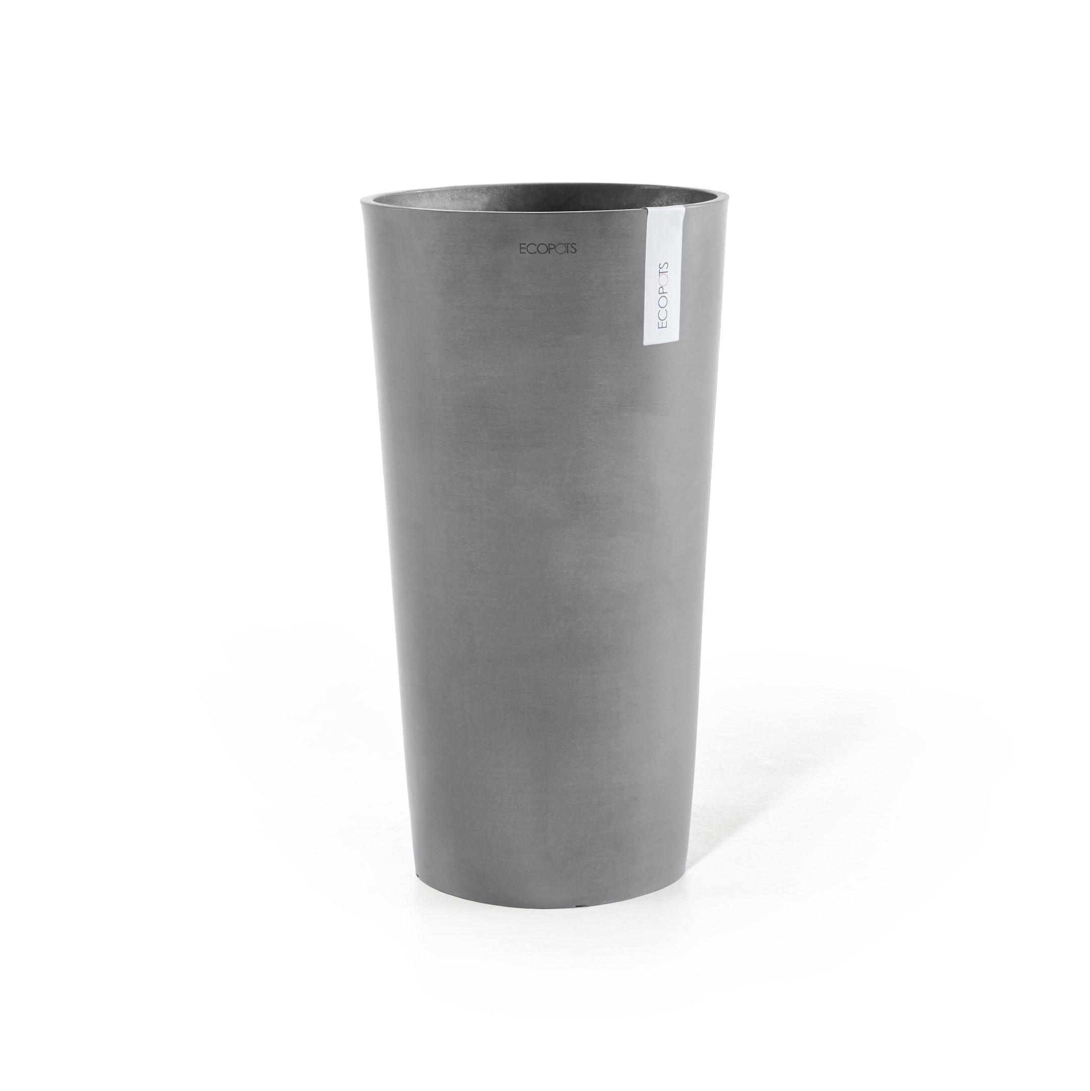 BLUMENTOPF Amsterdam Mid High 34/66 cm Grau - Grau, Kunststoff (34/66cm) - Ecopots