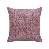 DEKOKISSEN Rosa 45/45 cm Romneya - Pink, Textil (45/45cm) - Beliani