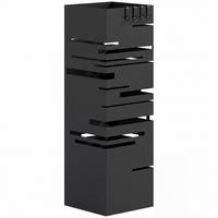 REGENSCHIRMSTÄNDER Metall Kunststoff Schwarz - Schwarz, Metall (15.5/49/15.5cm) - HOMCOM