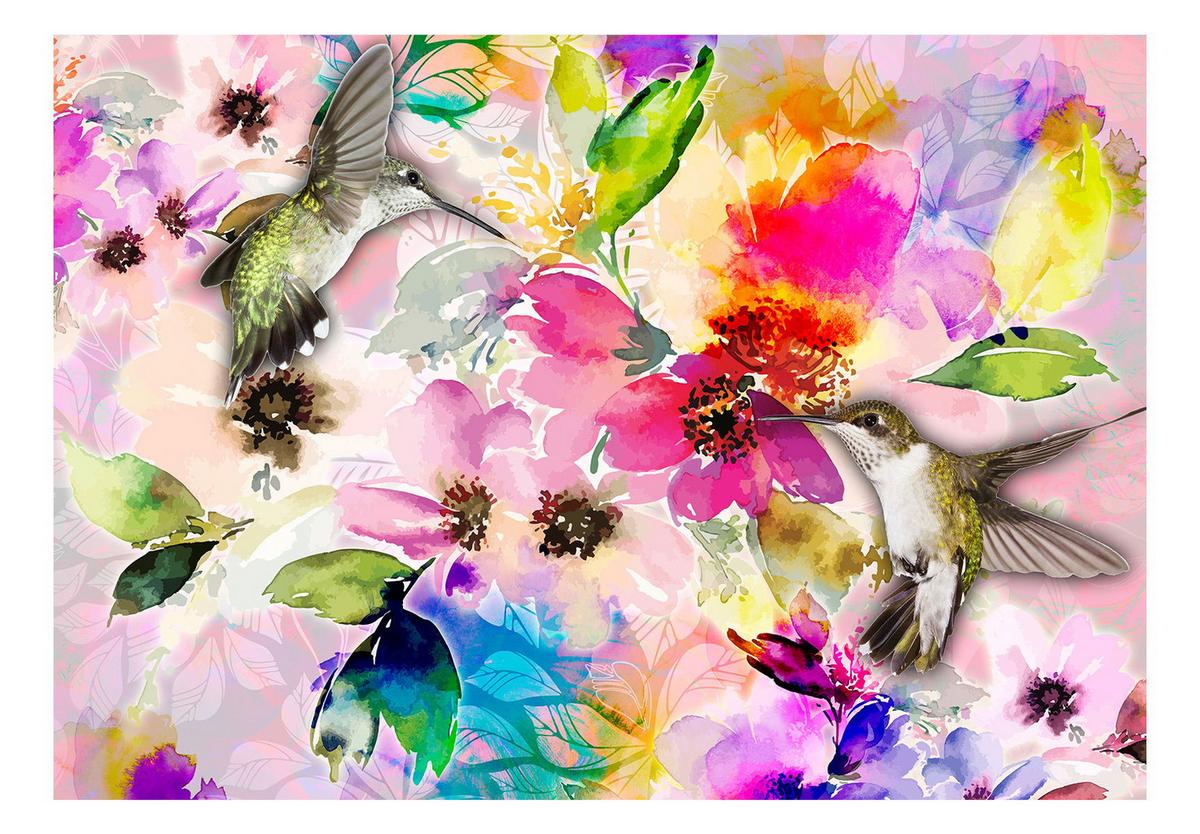 SELBSTKLEBENDE FOTOTAPETE Bunt 98/70 cm - Multicolor, Kunststoff/Textil (98/1cm) - KUNSTLOFT