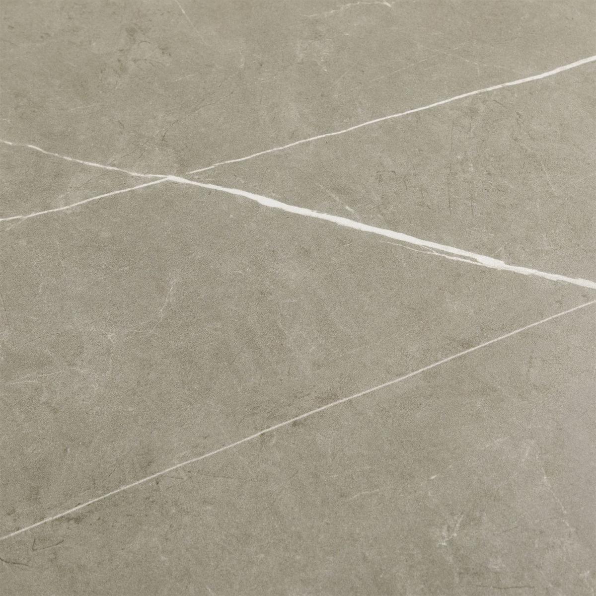 ESSTISCH MORA grau/schwarz - Schwarz/Grau, Metall (80/140/76cm) - IDIMEX