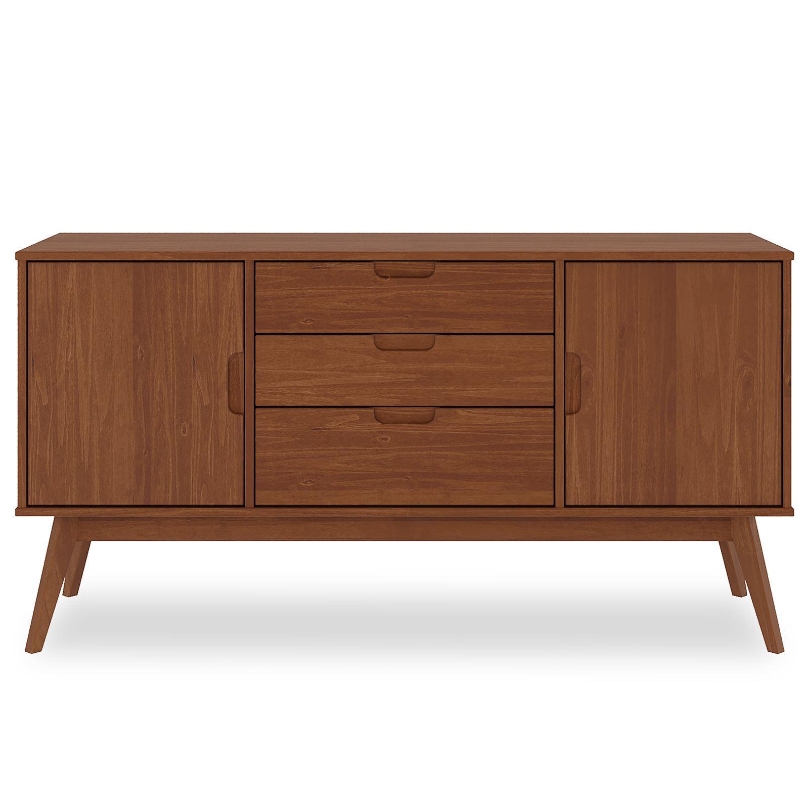 SIDEBOARD TIVOLI dunkelbraun - Dunkelbraun, Holz (145/75/45cm) - IDIMEX