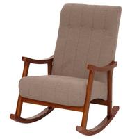 SCHAUKELSTUHL taupe - Taupe, Textil (64/97/85cm) - MCW