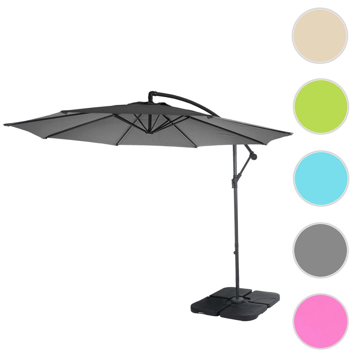 AMPELSCHIRM Grau - Grau, Textil (360/295cm) - MCW