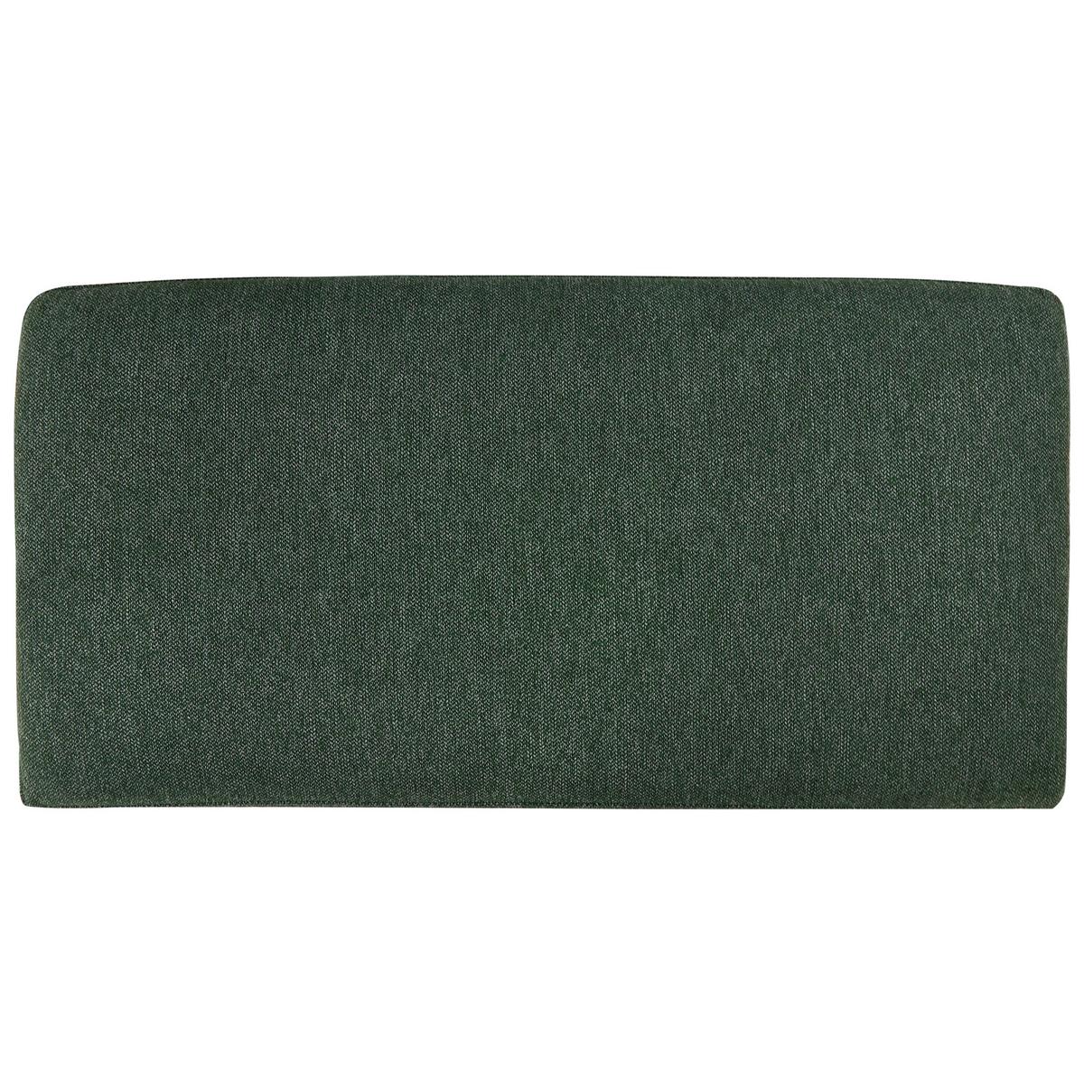 2-SITZER-ECKSOFA dunkelgrün rechtsseitig Breda - Schwarz/Grün, Textil (192/155cm) - Beliani