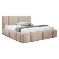 POLSTERBETT Bianco Boucle - Beige, Holz/Textil (160/200cm) - MIRJAN24