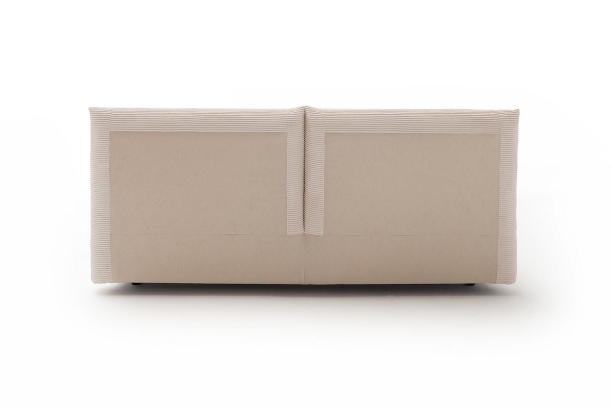 POLSTERBETT HENRY Taupe Cord - Taupe, Textil (200/200cm) - KAWOLA
