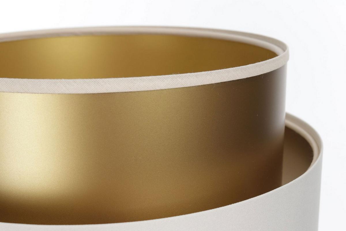 TISCHLAMPE Gold 30/45 cm - Beige, Kunststoff (30/0.7/45cm) - ONZENO