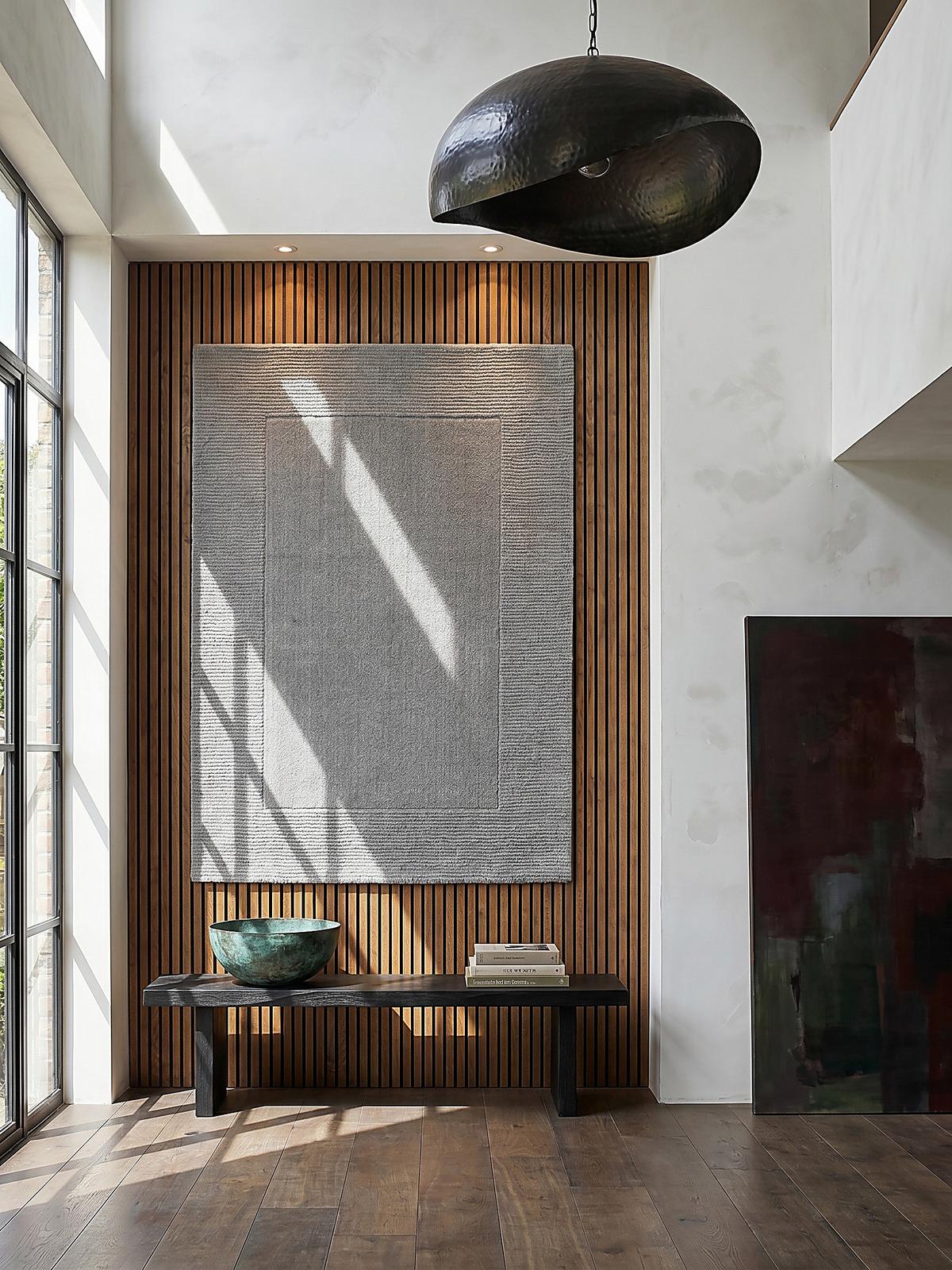 WOLLTEPPICH MOLE, einfarbig, Grau meliert, 200 x 290 cm - Grau, Textil (290/200cm) - KADIMA DESIGN