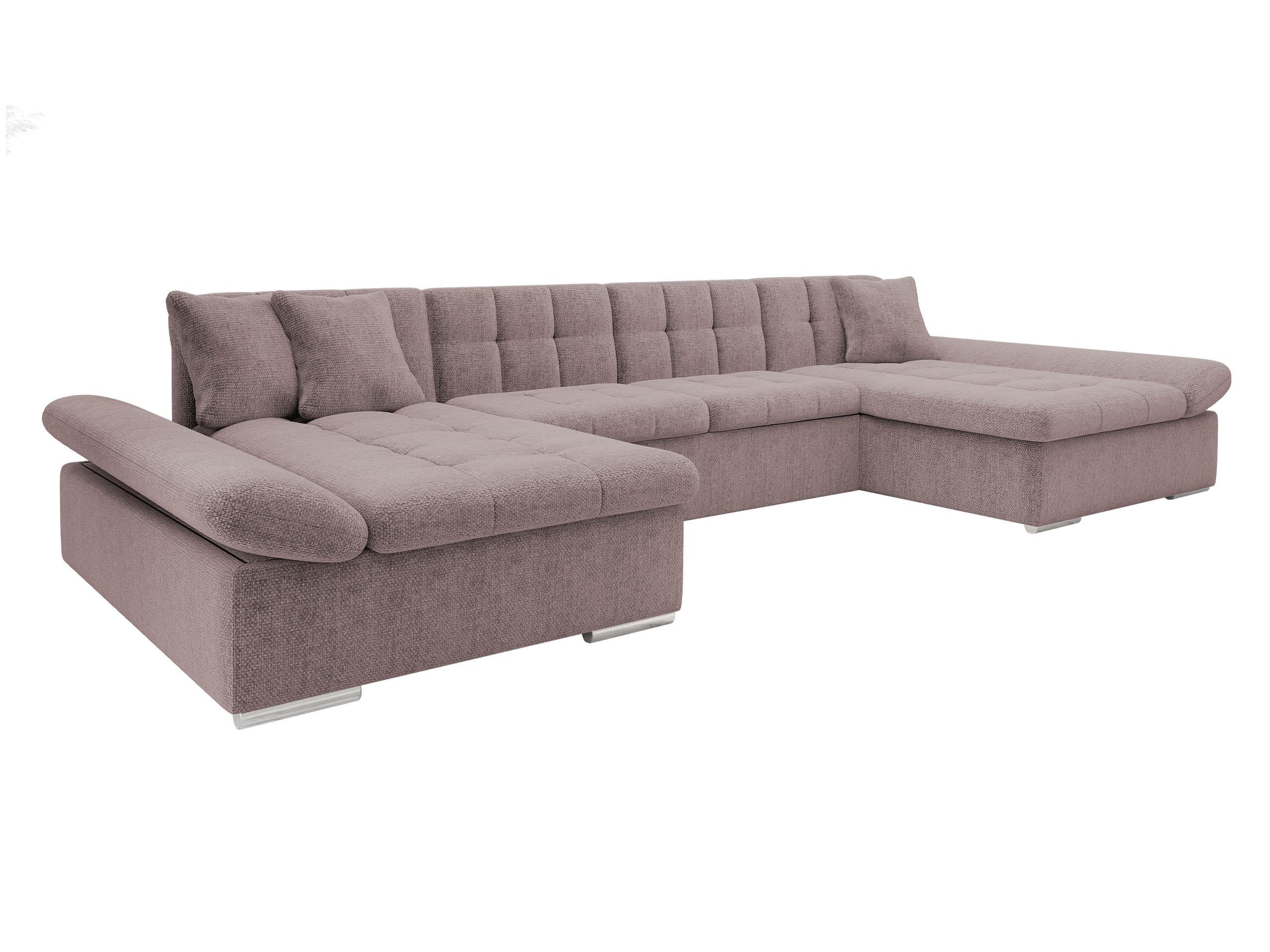 WOHNLANDSCHAFTEN Alia Premium - Hellbraun, Holz/Textil (360/75/160cm) - MIRJAN24