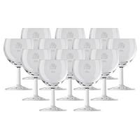 WEINGLÄSER GEEICHT Ballon Profi transparent 0,1 l + 0,2 l 12er Set - Transparent, Glas (0.25L) - Van Well